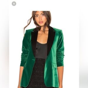 Alice + Olivia Velvet Blazer and Pants